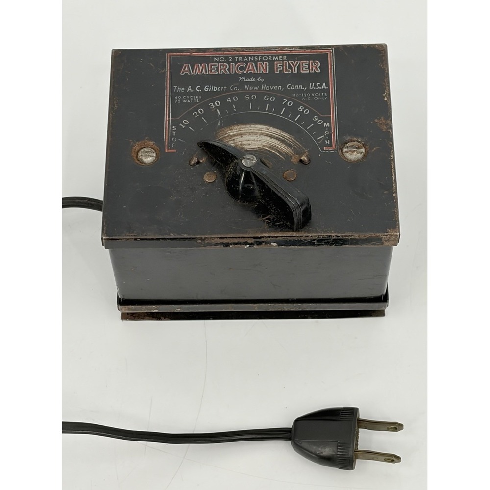 American Flyer No 2 Model Train Transformer A C Gilbert Untested Parts Repair